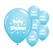 Baby Shower Balloons (Blue) X10